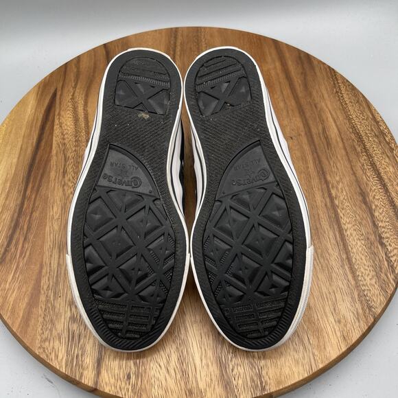 Converse Chuck Taylor All Star Shoes Womens Size 7 Black Canvas Mid Top 563512F - Picture 7 of 10